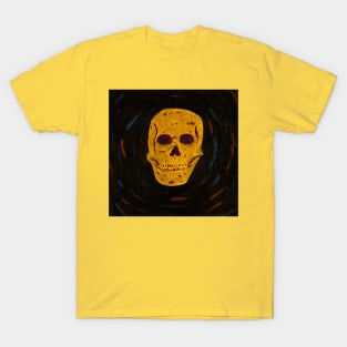 Gold and Purple Skull T-Shirt